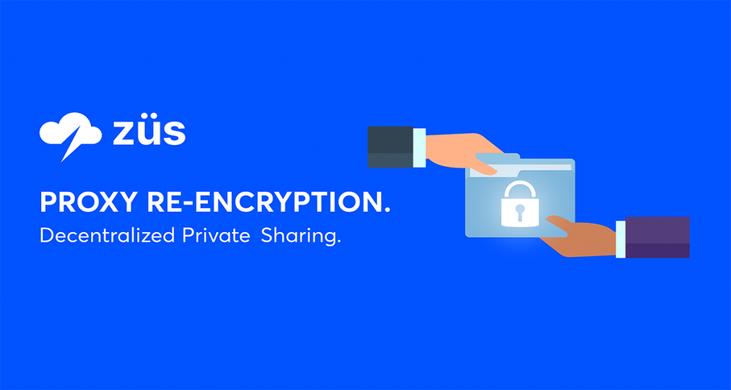 Proxy Re-Encryption Decentralized Private Sharing Zus